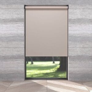 Cortinas roller blackout basic lisa de pvc a medida marca Alrex con sistema premium Coulisse, varios colores disponibles, fácil limpieza