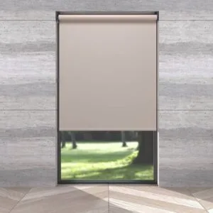 Cortinas roller blackout basic lisa de pvc a medida marca Alrex con sistema premium Coulisse, varios colores disponibles, fácil limpieza