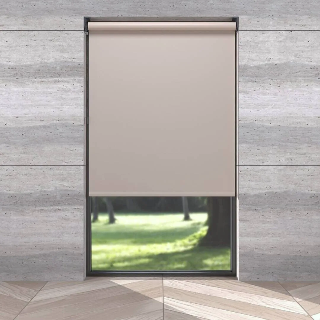 Cortinas roller blackout basic lisa de pvc a medida marca Alrex con sistema premium Coulisse, varios colores disponibles, fácil limpieza