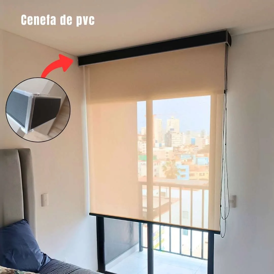 Cortinas roller blackout basic lisa de pvc a medida marca Alrex con sistema premium Coulisse, varios colores disponibles, fácil limpieza - Imagen 5