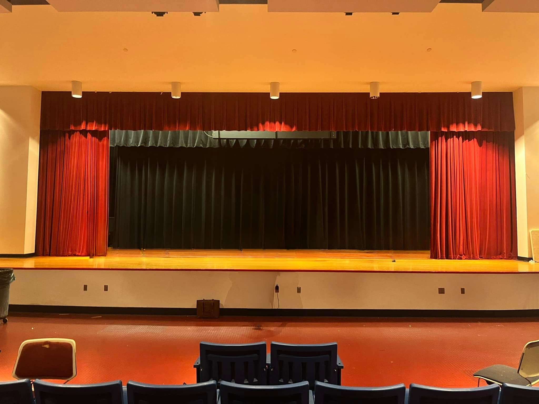 cortinas de telon motorizadas para auditorios fabricacion a la medida